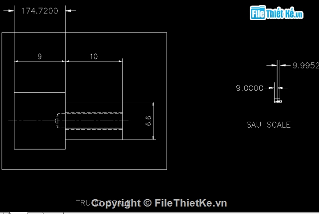 Lỗi tỉ lệ kích thước,file cad,bản vẽ